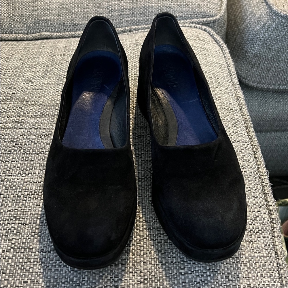 Camper Women’s Sisea Nubuck Suede Leather Platform shoes Size 6 - Picture 3 of 12